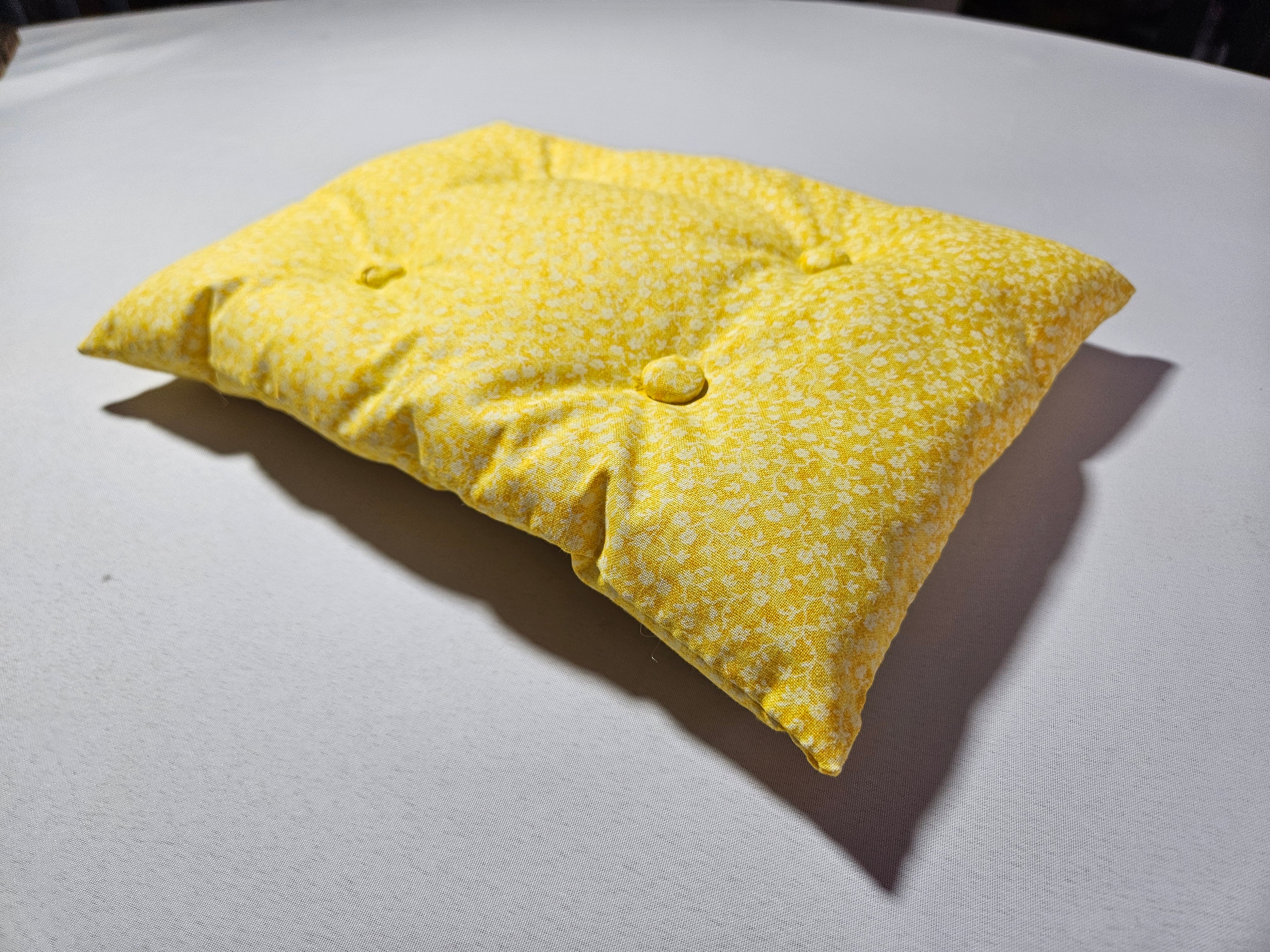 Yellow Floral Cushion