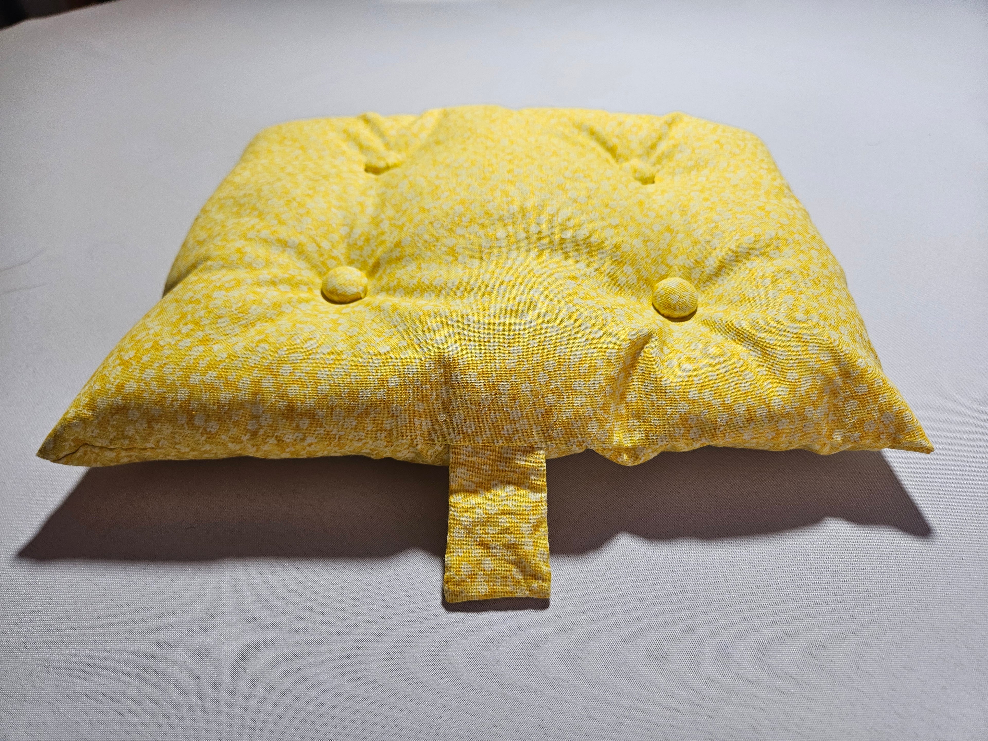 Yellow Floral Cushion