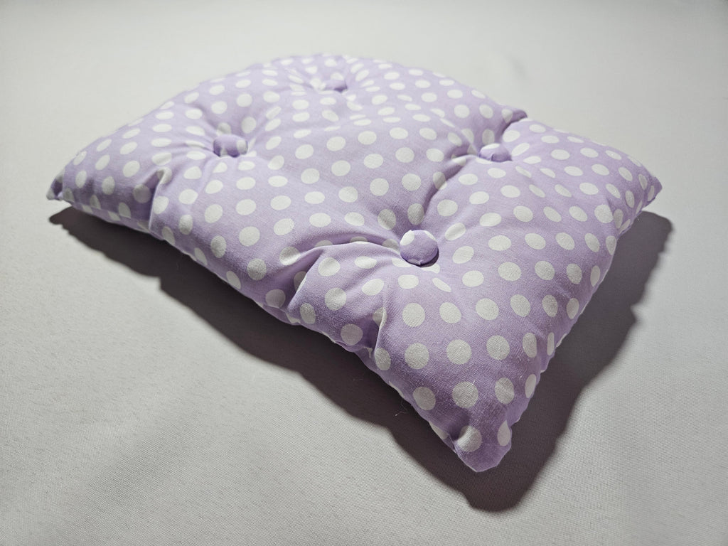 Lavender Polka Dot Cushion
