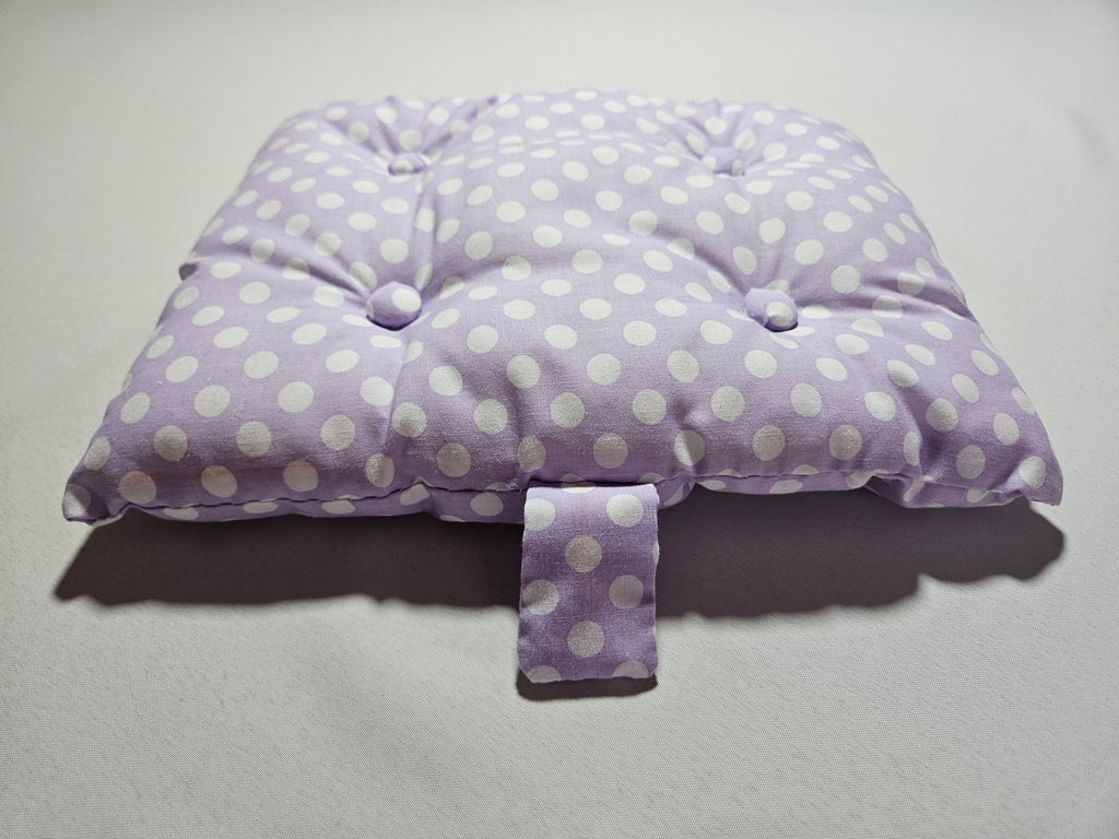 Lavender Polka Dot Cushion