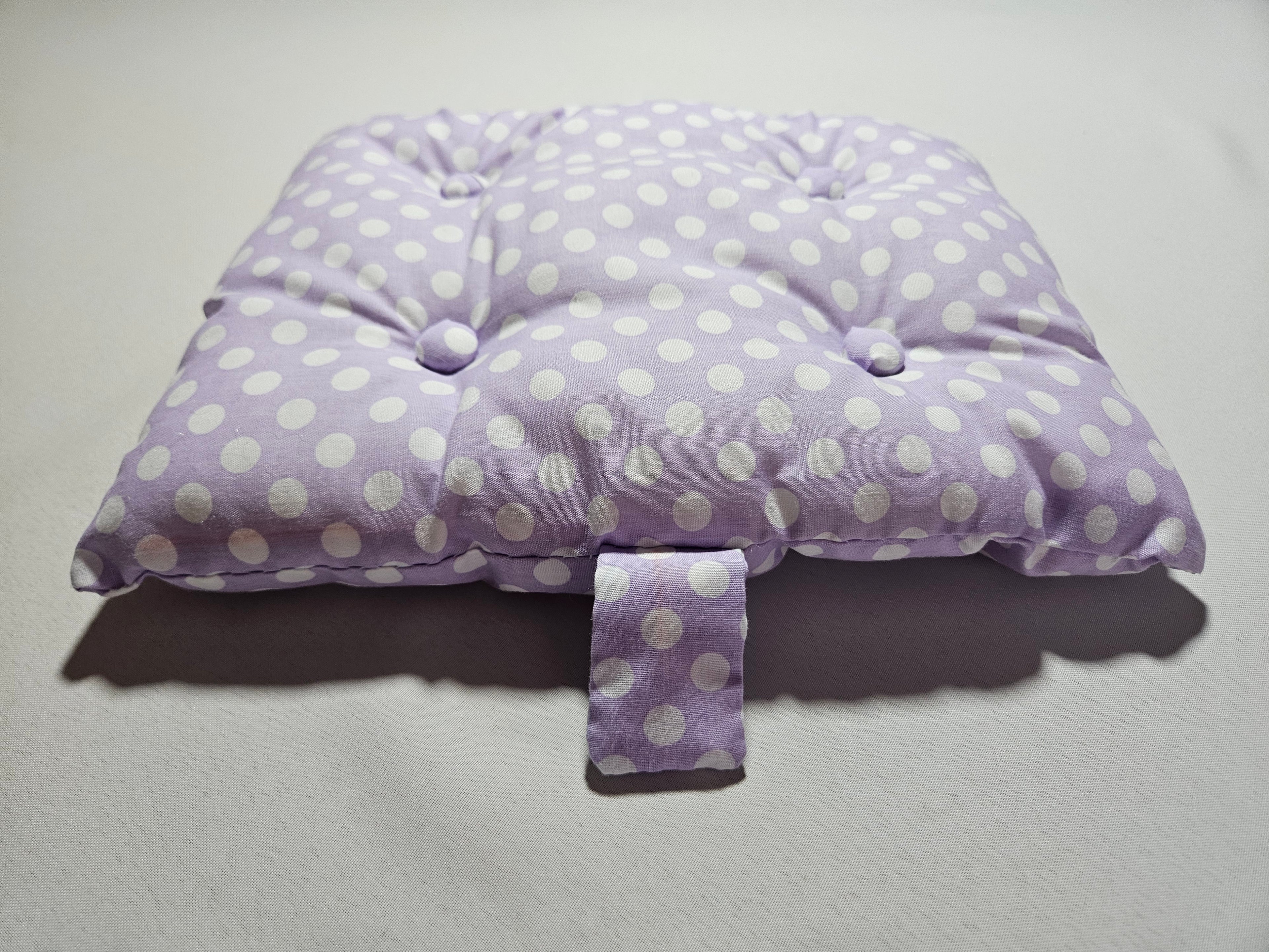 Lavender Polka Dot Cushion
