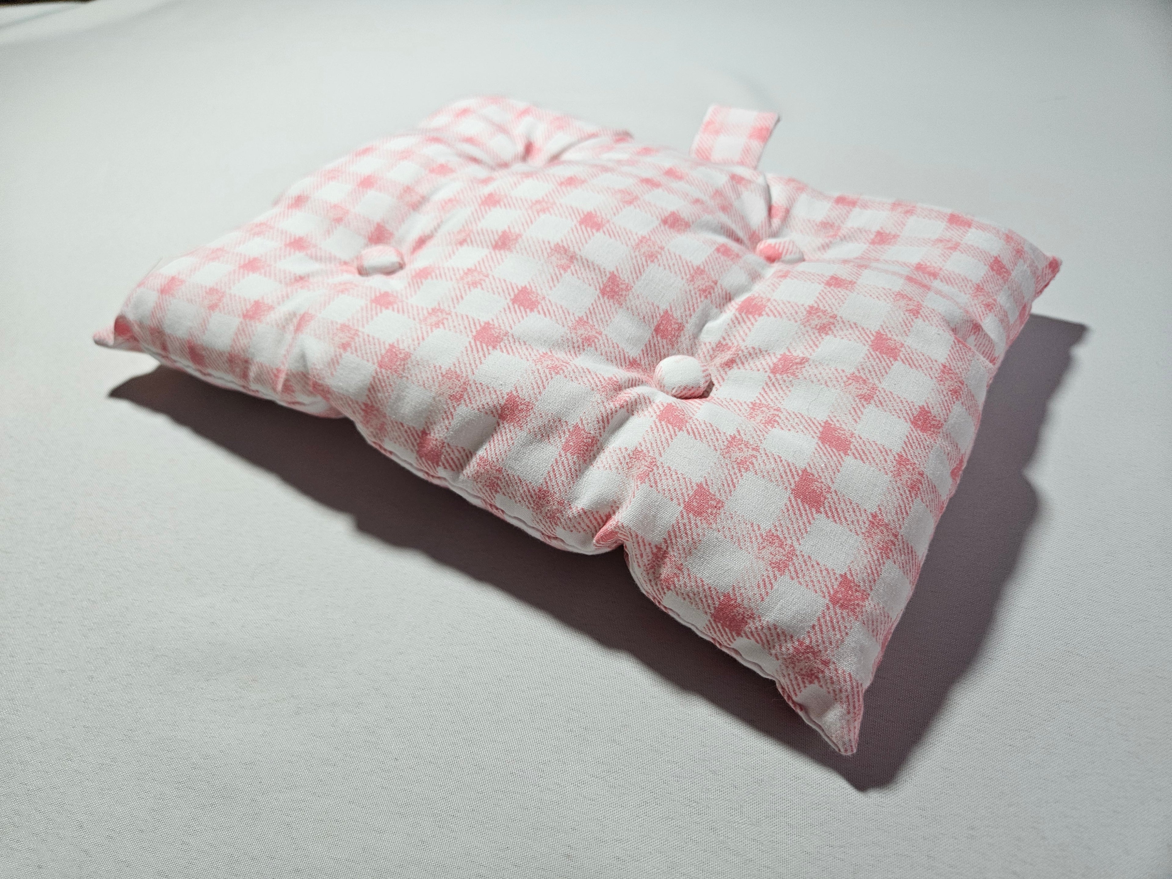 Pink Checker Cushion