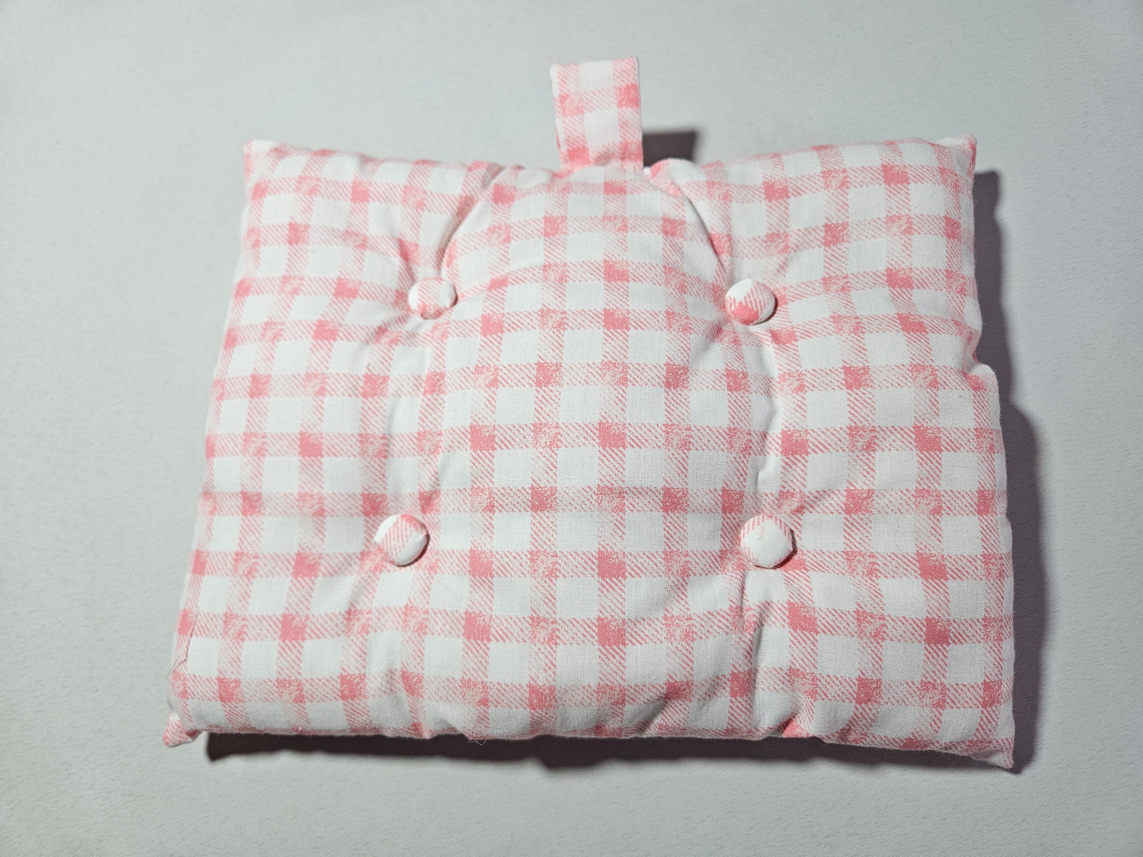 Pink Checker Cushion