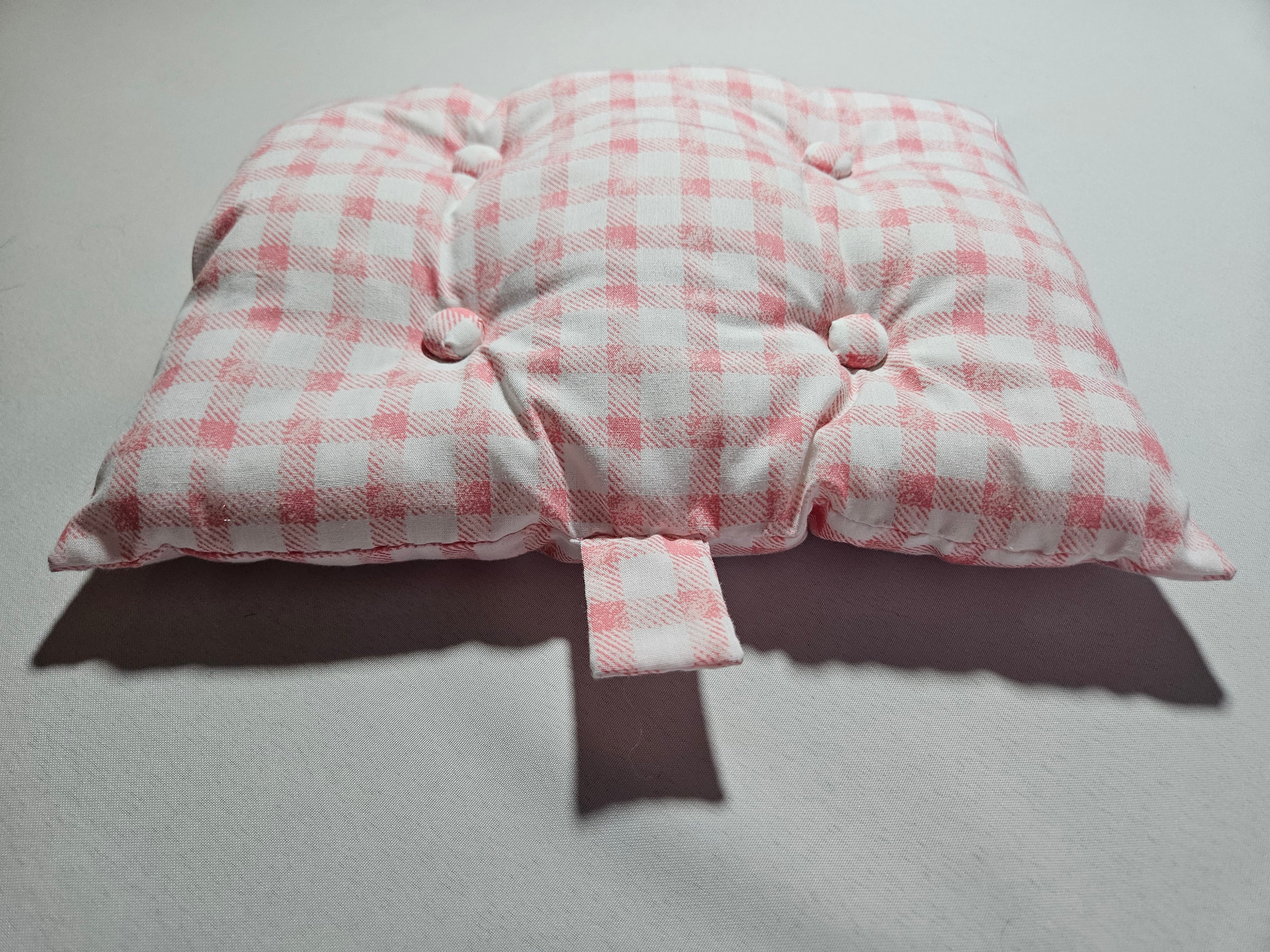 Pink Checker Cushion