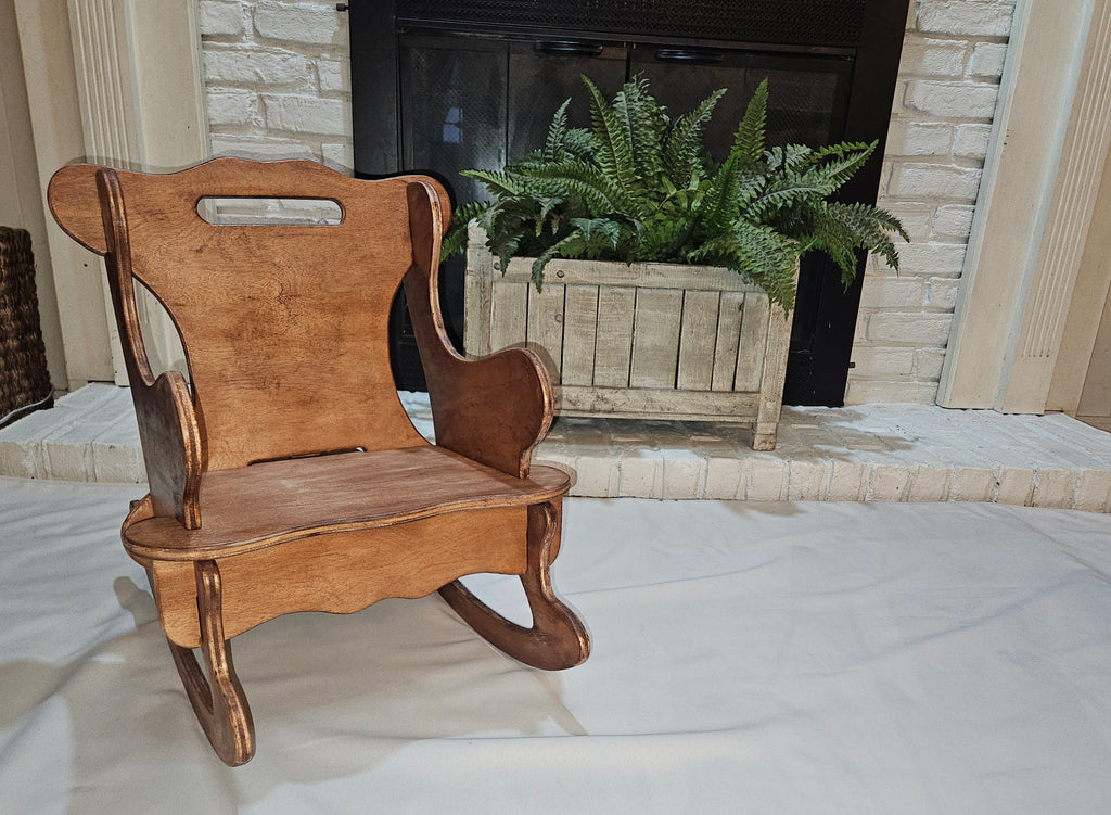 Child's Chestnut Handcrafted Rocker