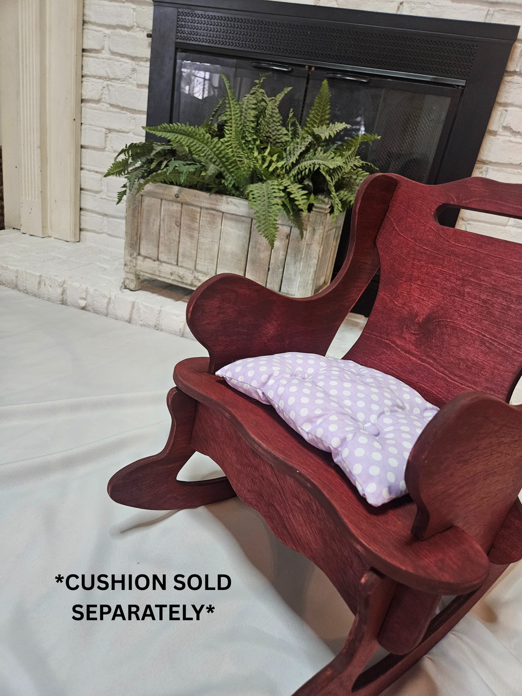 Child's Cherry Wooden Rocker